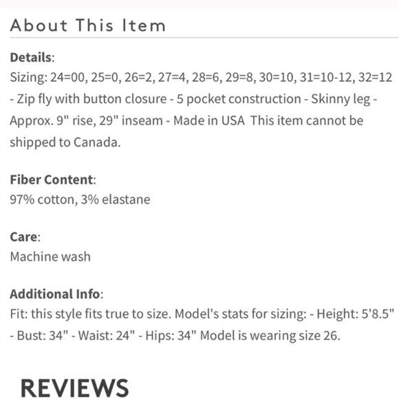 Hudson Jeans Nico Mid Rise Corduroy Super Skinny Pants Pomegranate Size 24 - Picture 10 of 10